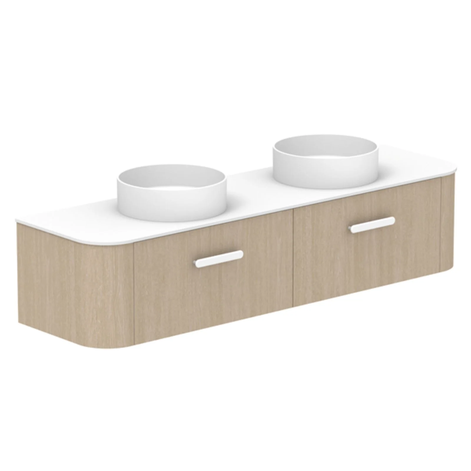 ADP Surry Wall Hung Vanity with Durasein Benchtop - Image 13