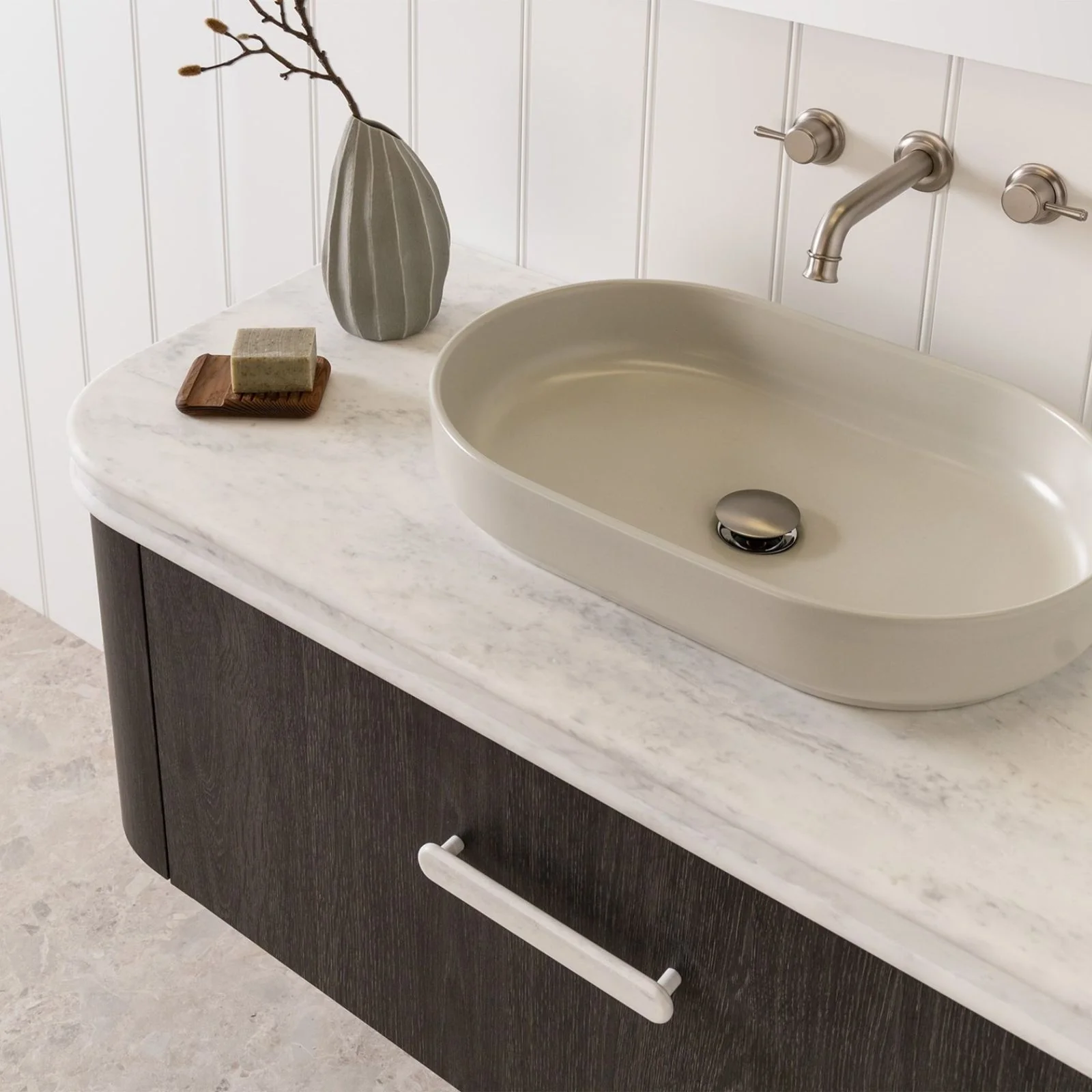 ADP Surry Wall Hung Vanity with Durasein Benchtop - Image 4