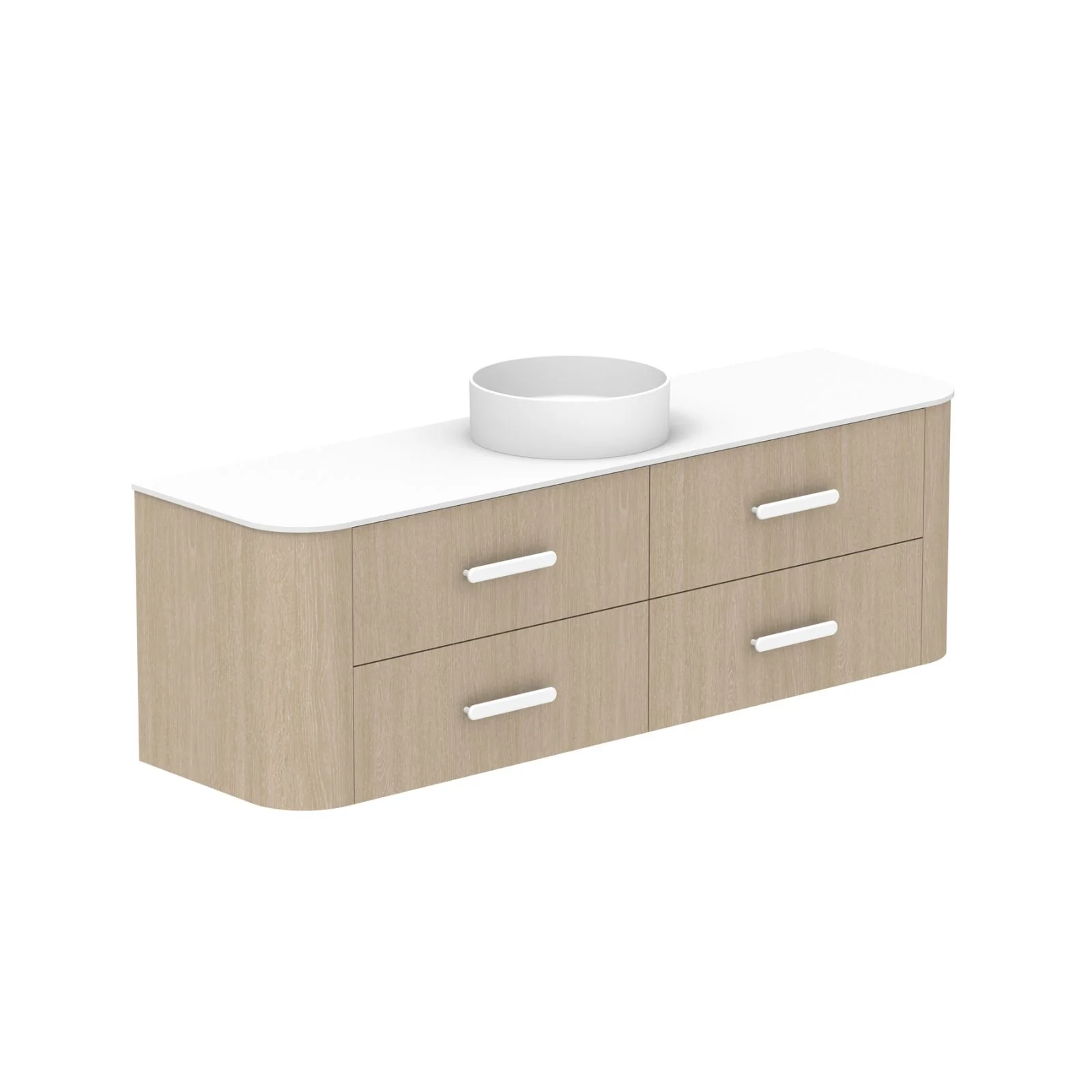 ADP Thea Wall Hung Vanity with Durasein Benchtop - Image 14