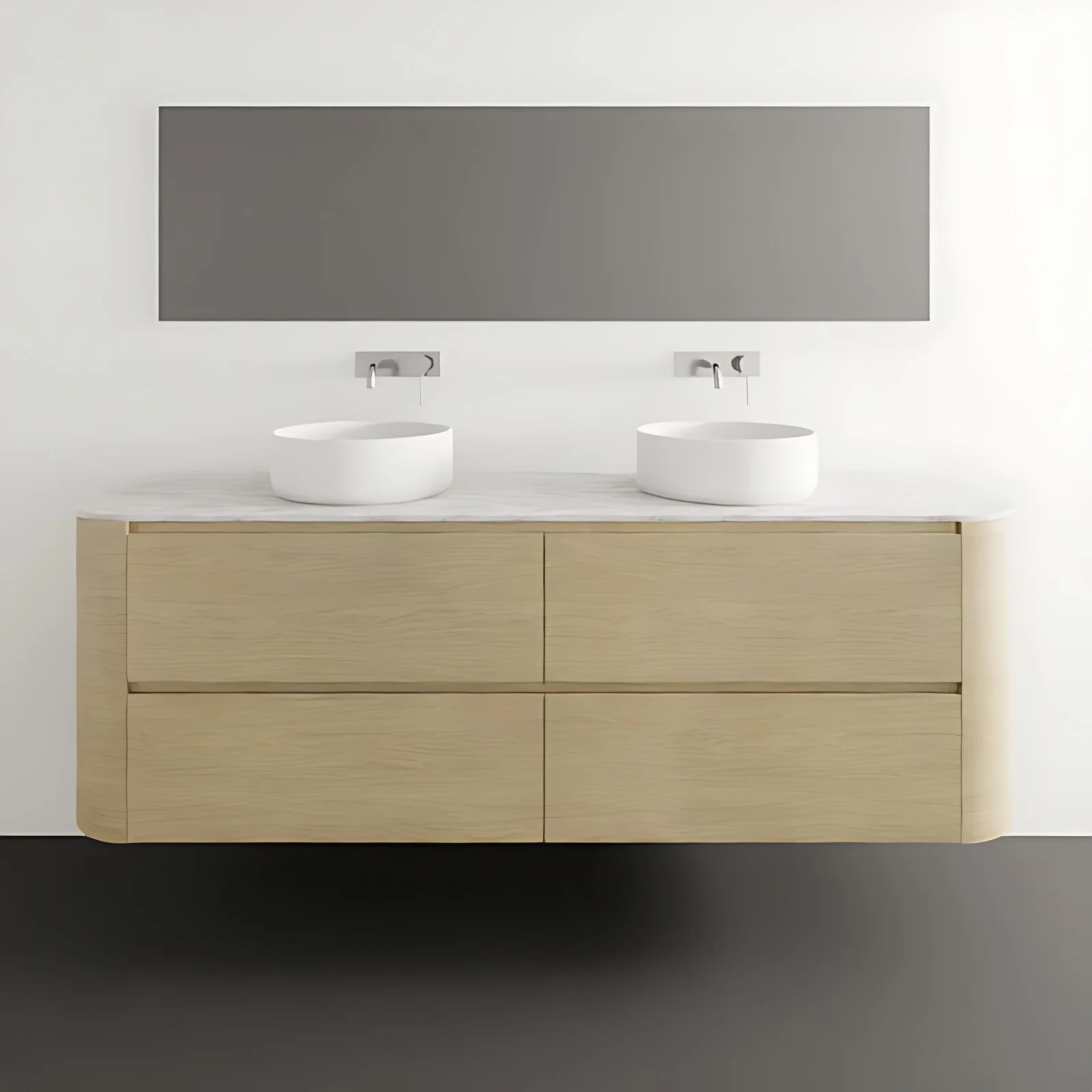 ADP Thea Wall Hung Vanity with Durasein Benchtop - Image 26