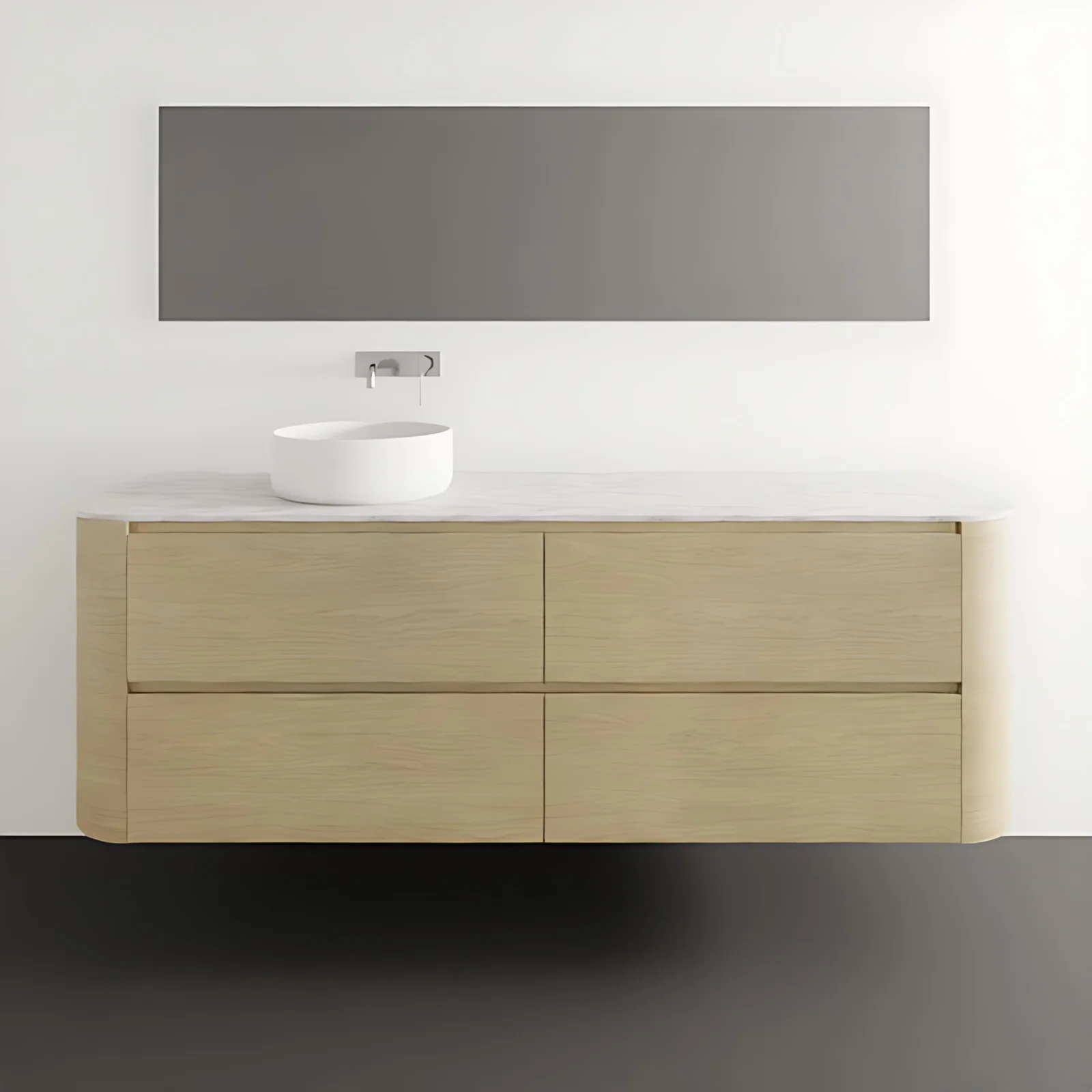 ADP Thea Wall Hung Vanity with Durasein Benchtop - Image 27