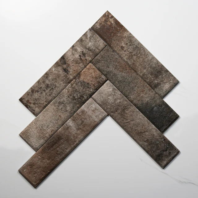 Eton Grey Porcelain Brick Look Tile 60mm x 250mm - Image 7