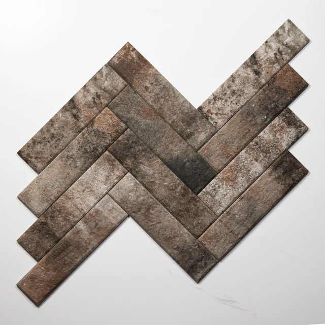 Eton Grey Porcelain Brick Look Tile 60mm x 250mm - Image 8