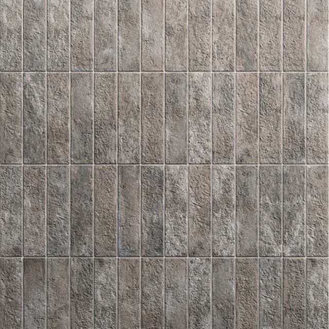 Eton Grey Porcelain Brick Look Tile 60mm x 250mm - Image 9