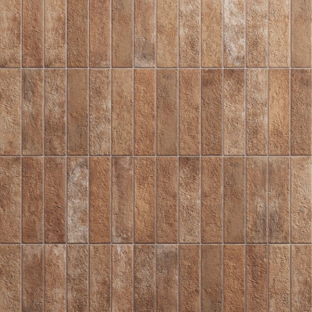 Eton Old Red Porcelain Brick Look Tile 60mm x 250mm - Image 8