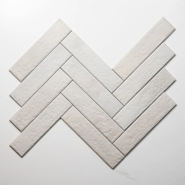 Eton White Porcelain Brick Look Tile 60mm x 250mm - Image 7