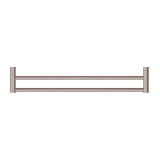 Nero New Mecca Double Towel Rail 600mm Brushed Bronze - Image 3