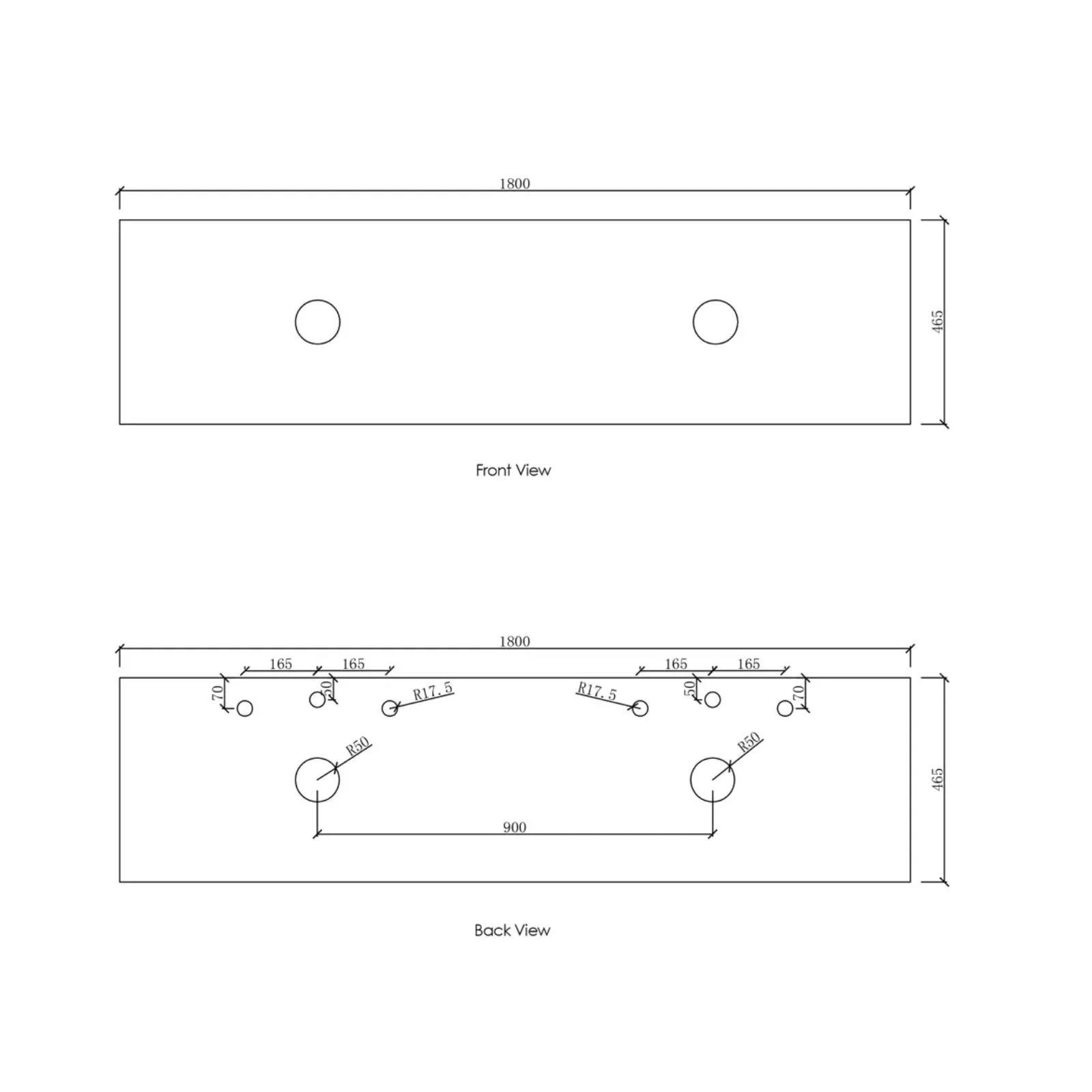 Otti Byron Fluted Woodland Oak Wall Hung Vanity with Cloudy Carrara Top - Image 16