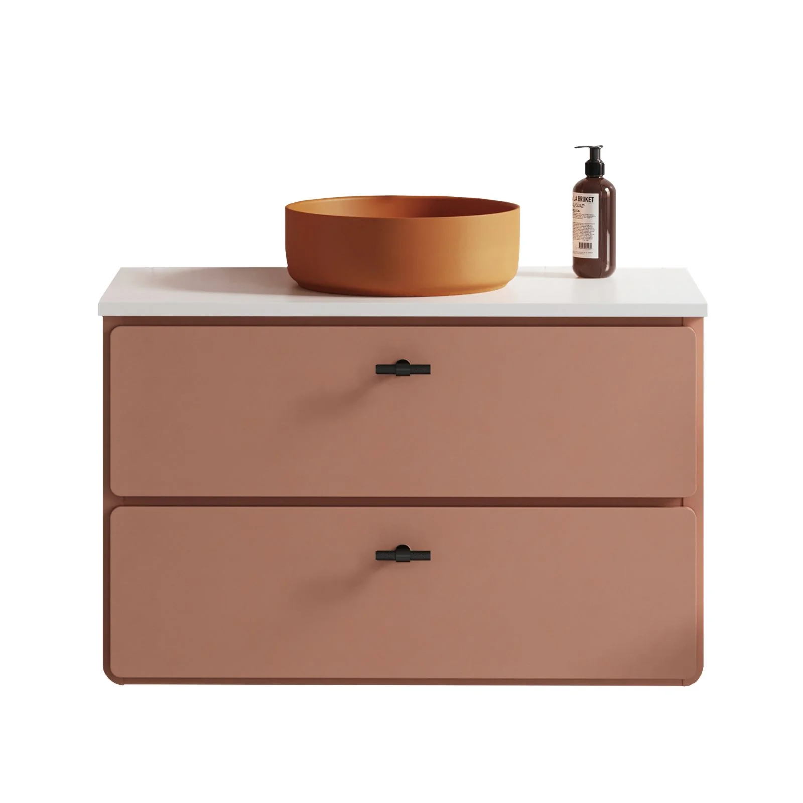 Timberline Colby Wall Hung Vanity with Silk Surface Top and Above Counter Basin - Image 10