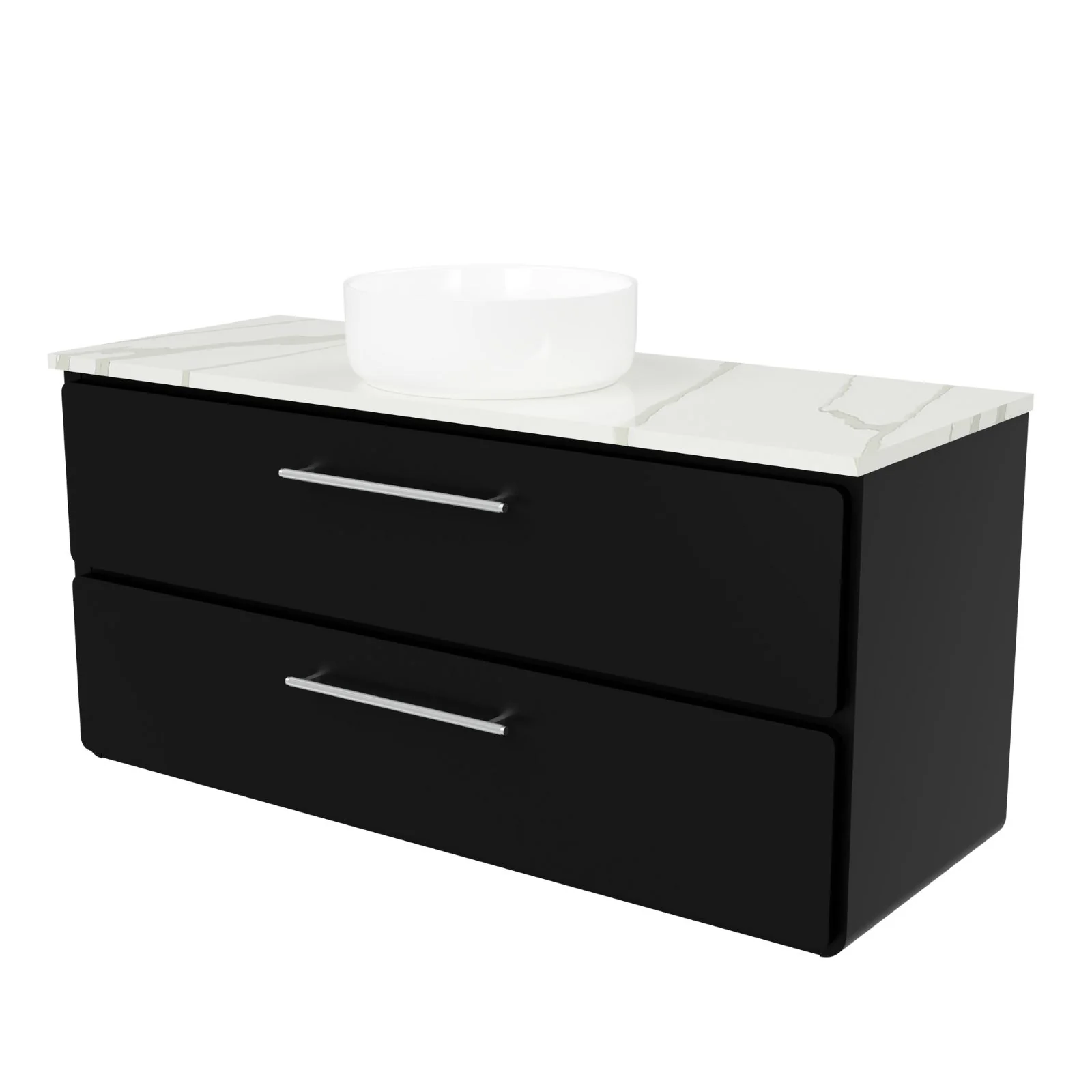 Timberline Colby Wall Hung Vanity with Silk Surface Top and Above Counter Basin - Image 12