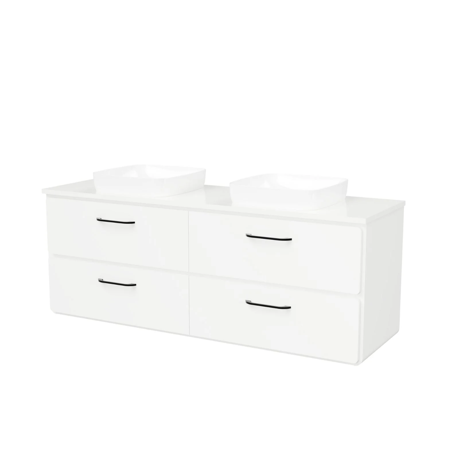 Timberline Colby Wall Hung Vanity with Silk Surface Top and Above Counter Basin - Image 14