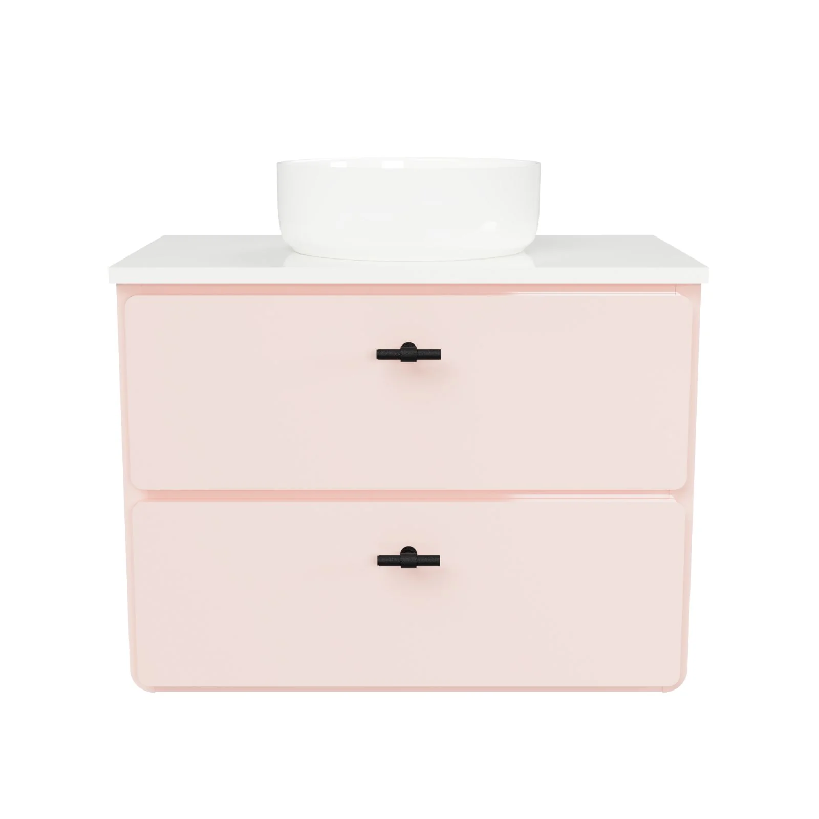 Timberline Colby Wall Hung Vanity with Silk Surface Top and Above Counter Basin - Image 4