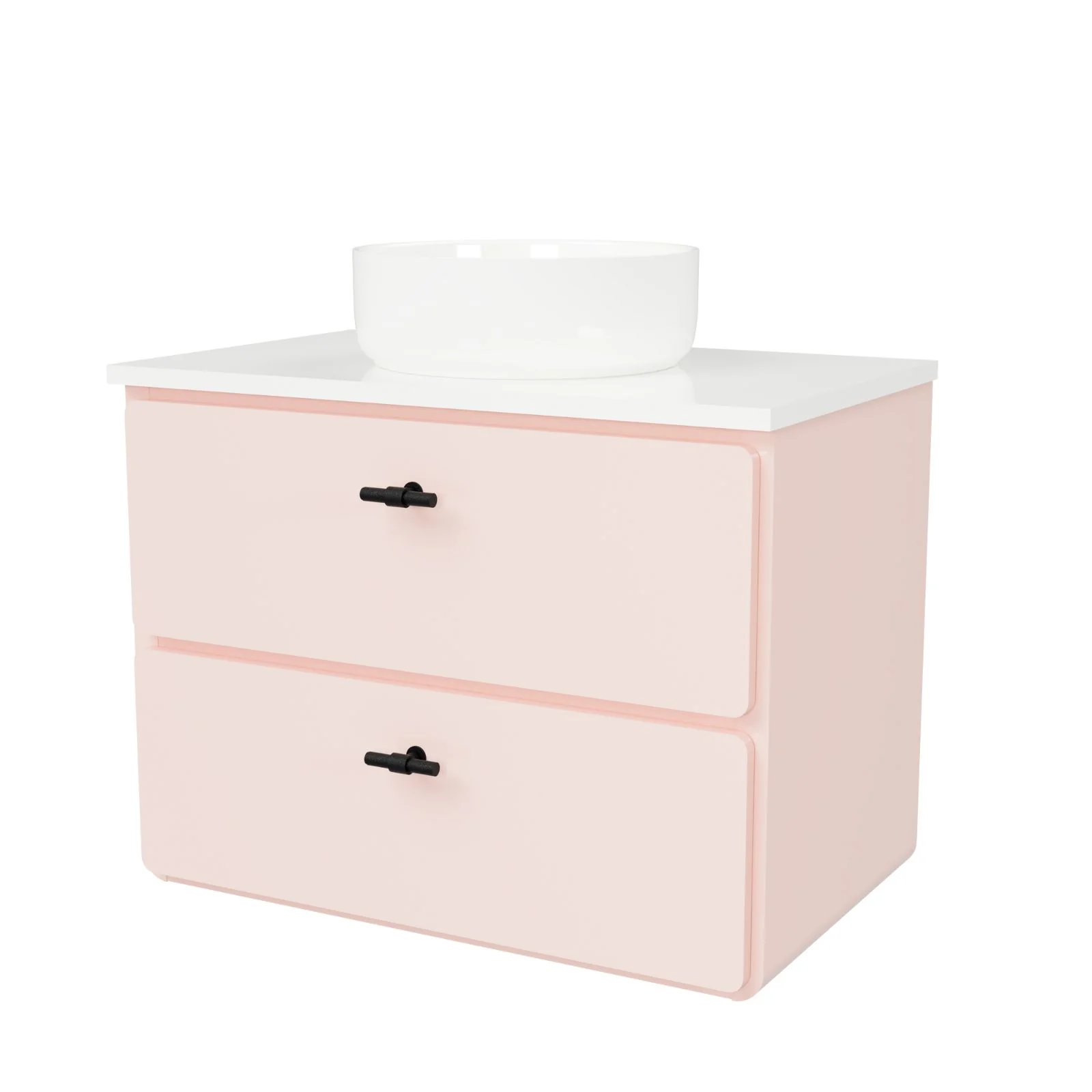 Timberline Colby Wall Hung Vanity with Silk Surface Top and Above Counter Basin - Image 5