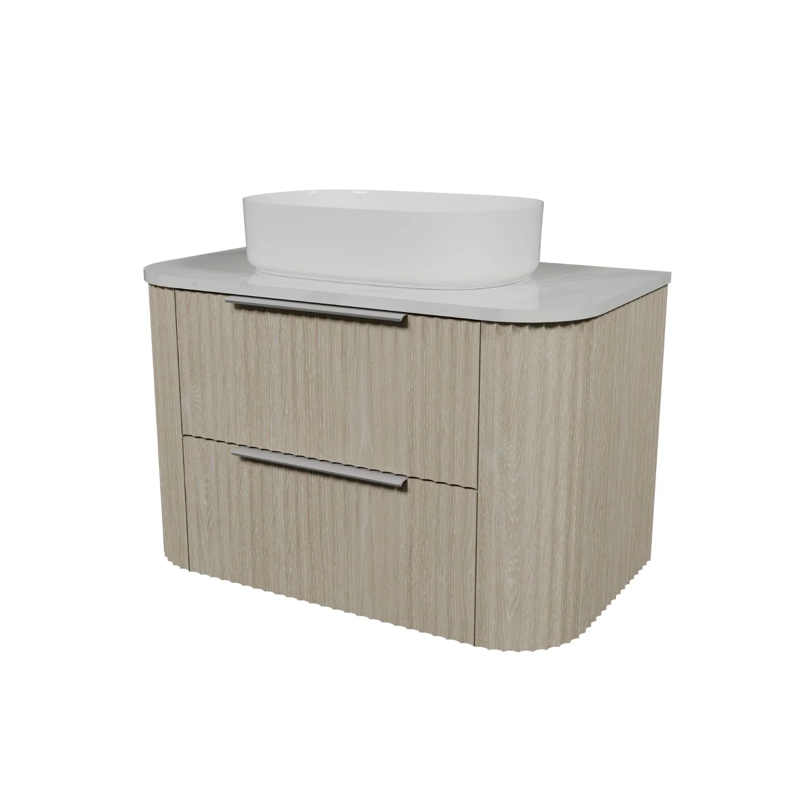 Timberline Socoa Dockland Wall Hung Vanity with Above Counter Basin - Image 12