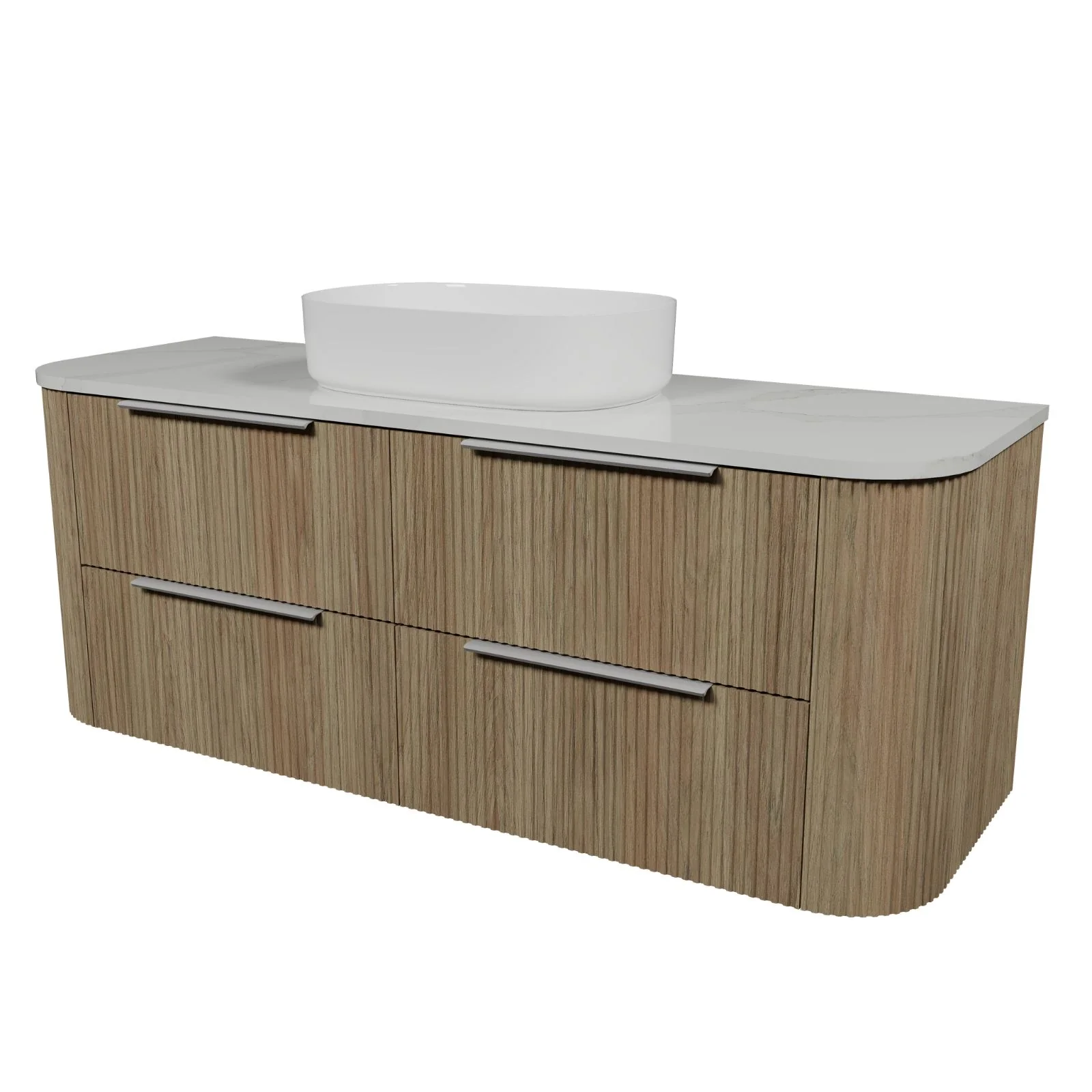 Timberline Socoa Dockland Wall Hung Vanity with Above Counter Basin - Image 14