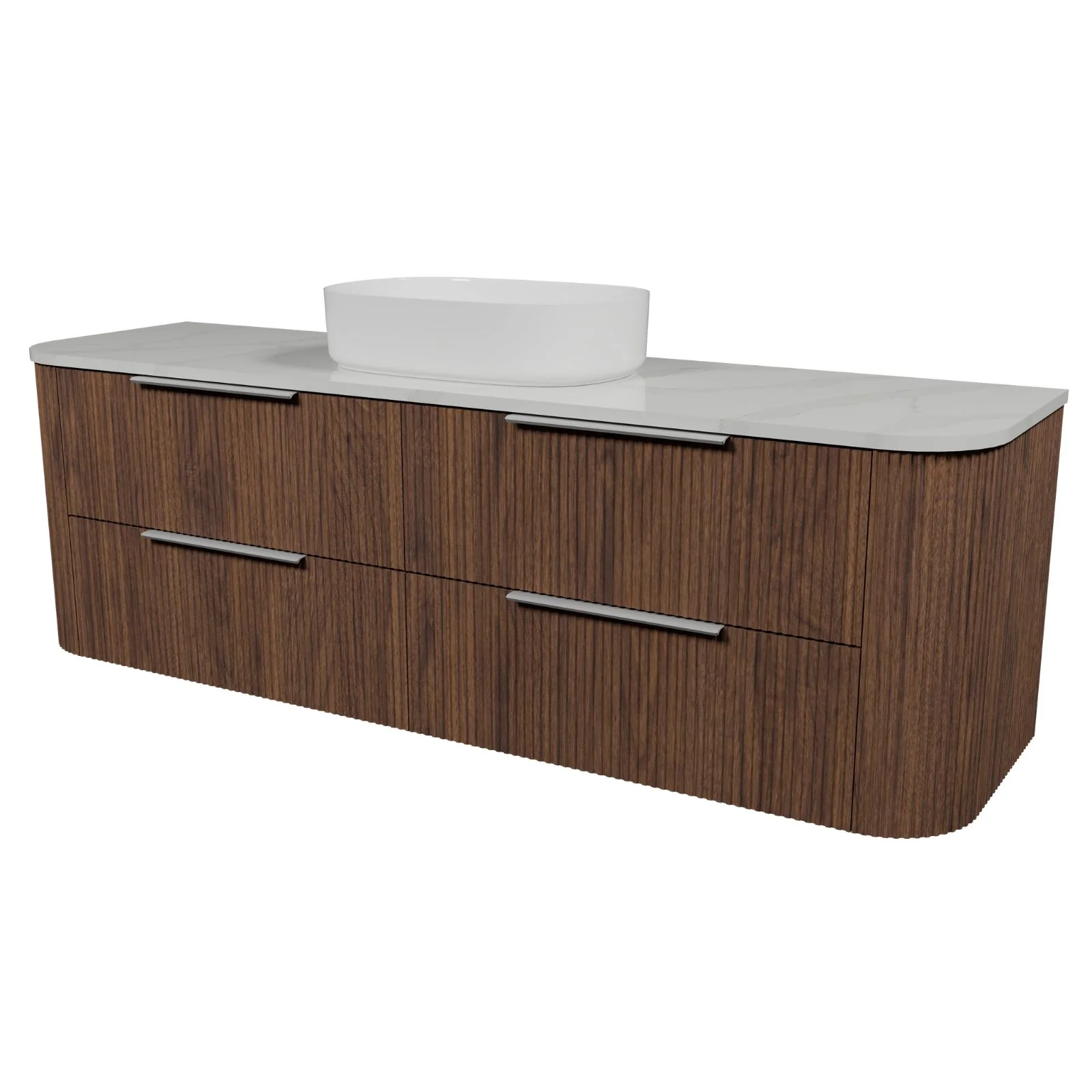 Timberline Socoa Dockland Wall Hung Vanity with Above Counter Basin - Image 16