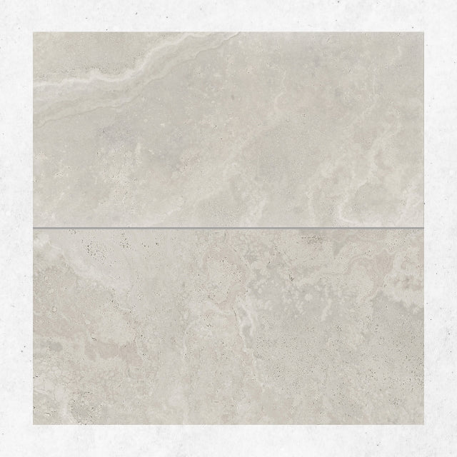 Tuscan Grey Travertine Look Tile 600mm x 1200mm - Image 3